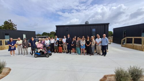 New housing completed before holiday break